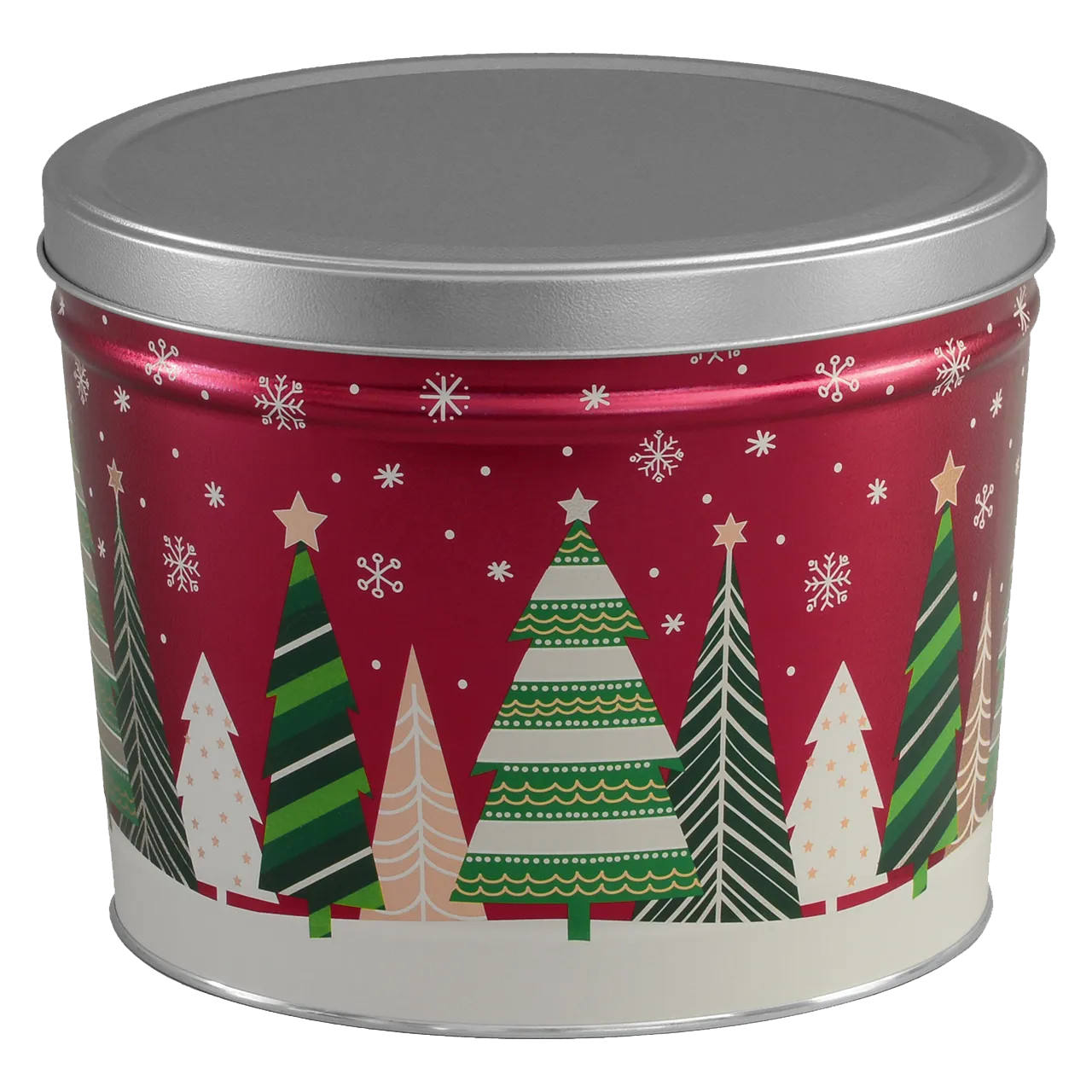 2 Gallon Tin - Holiday Trees
