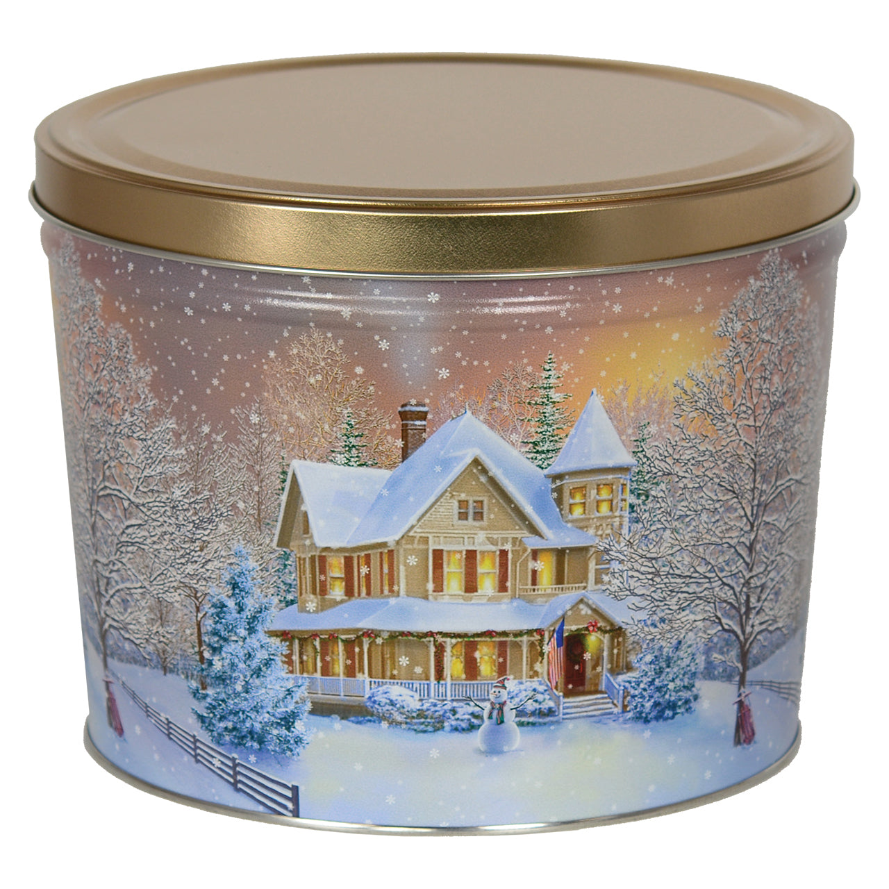 2 Gallon Tin - Home for the Holidays